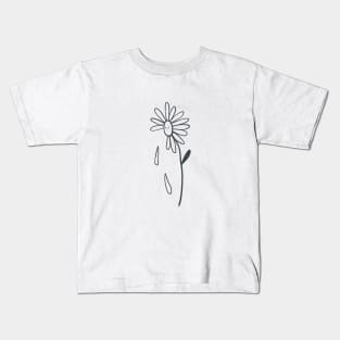 sad daisy Kids T-Shirt